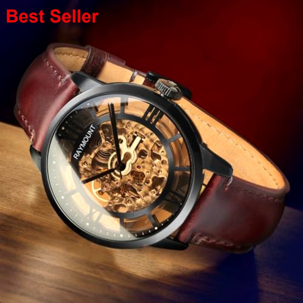 Automatic Mechanical Watch With Skeleton Dial And… - image 5